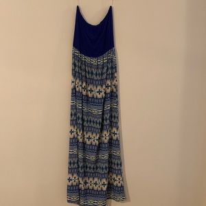 Strapless Maxi dress